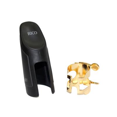 D’Addario Woodwinds/RICO LRICHAS1G/H-リガチャー アルトサックス ゴールドプレート