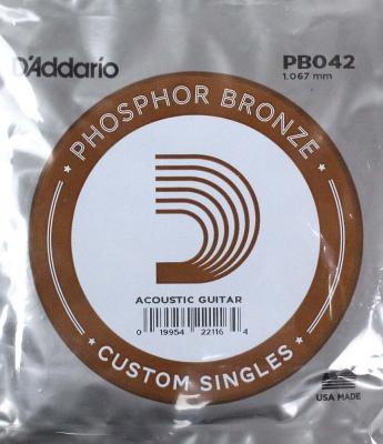 D’Addario PB042弦 Phosphor Bronze バラ弦