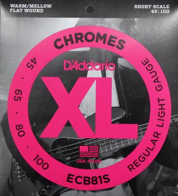 D'Addario ECB81S フラットワウンド エレキベース弦