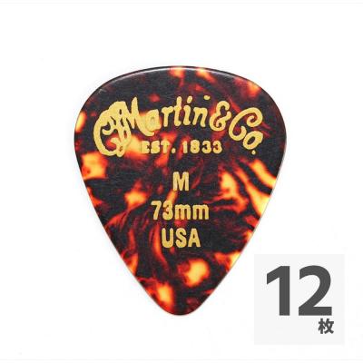 MARTIN TearDrop Medium 0.73 ギターピック ティアドロップ型 ミディアム 12枚セット