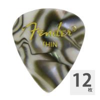 Fender 351 Shape Premium Picks Abalone Thin ギターピック 12枚入り