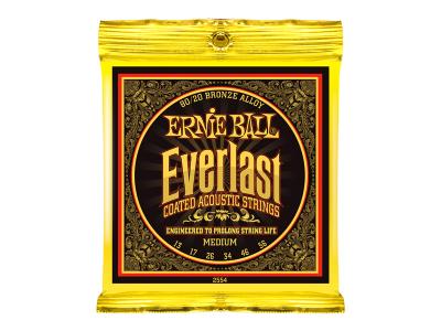 ERNIE BALL 2554 Everlast Coated 80/20 BRONZE ALLOY MEDIUM アコースティックギター弦