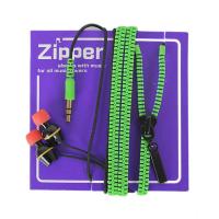 ランドポート ZIP-91GR Zipper グリーン イヤホン