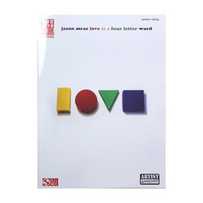 GUITAR VOCAL Jason Mraz love is a four letter world シンコーミュージック