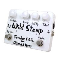 Freedom Custom Guitar Research × AKIMA ＆ NEOS Wild Stomp AN-EF-02 WHITE ベース用エフェクター
