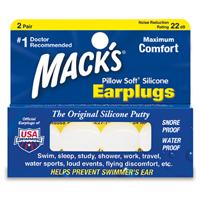 Mack’s Ear Plugs 5EP Pillow Soft Silicone Earplugs 耳栓