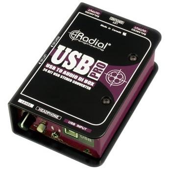 RADIAL USB-Pro ステレオ USB DIボックス