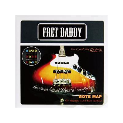 Fret Daddy スケール教則シール フレットボードノートマップ ベース用
