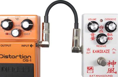 Silk Road LG104-0.15M-3P BK ギターパッチケーブル 15cm LLプラグ×3本パック 使用例2