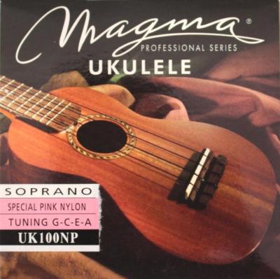 MAGMA STRINGS UK100NP Color Nylon/Pink ソプラノ用ウクレレ弦