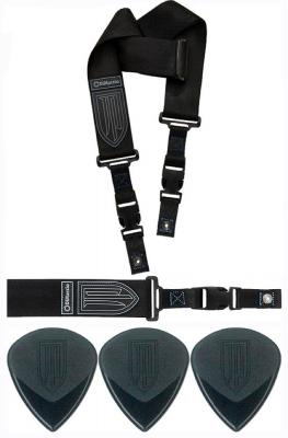 Dimarzio DD2200JPS Blue ギターストラップ