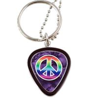 PICK WORLD Pick-Lace Frame PWPH7 Peace Mark Purple ピックホルダー・ネックレス