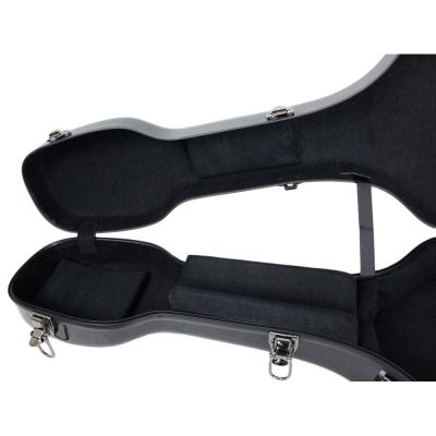 Grand Oply D-style ブラック アコースティックギター用ケース ネック部