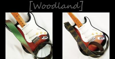 リバーシブル構造で1本で2つのデザインを楽しめるギターストラップ