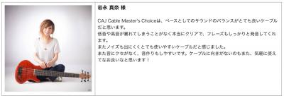 Caj Cable Master S Choice For Bass L L 5m ベースケーブル Custom Audio Japan マスターズチョイス ベース向けケーブル Chuya Online Com 全国どこでも送料無料の楽器店
