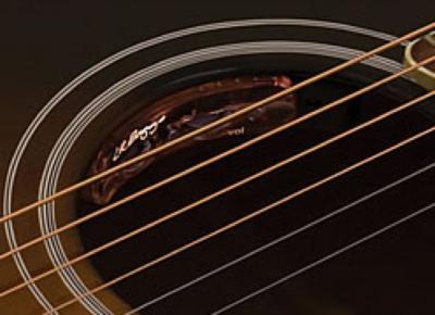 ギター内蔵用アクティブピックアップシステム