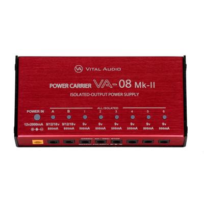 9V 500mA(最大)ポート x 6、9V/12V/18V 電圧可変 800mA(最大)ポート x 2