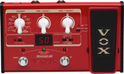 VOX ベース用マルチエフェクター STOMPLAB SL2B 正面からの画像