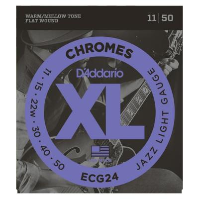 D'Addario ECG24 フラットワウンド エレキギター弦×5セット