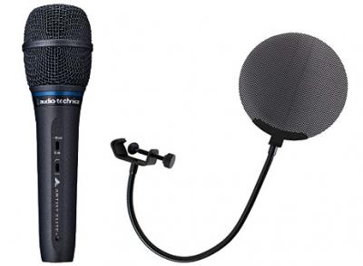 AUDIO-TECHNICA(オーディオテクニカ) AE3300 コンデンサーマイク Dicon Audio(ディコンオーディオ) DCP-2 メタルポップフィルター 丸型