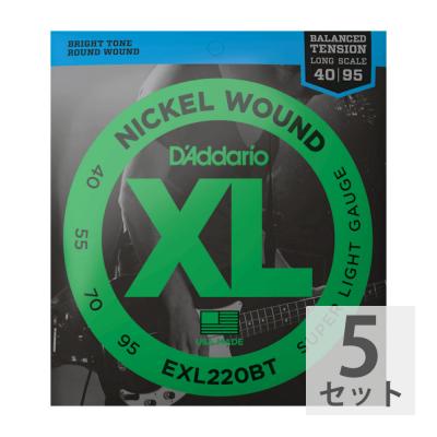 D'Addario EXL220BT Super Light 40-95×5SET エレキベース弦