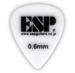 ESP PT-06P10 WH ポリアセタール ティアドロップ型 ピック×50枚