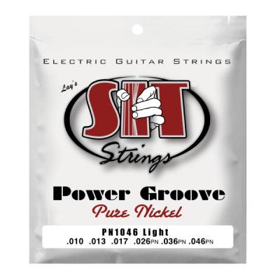 SIT STRINGS PN1046 LIGHT POWER GROOVE エレキギター弦×6セット