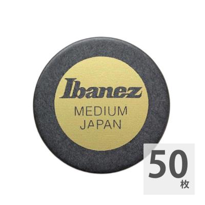 IBANEZ PA1M-BK 真円形 ギターピック×50枚