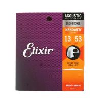 ELIXIR 11182 ACOUSTIC 80/20 Bronze NANOWEB HD LIGHT 13-53 アコースティックギター弦×6SET