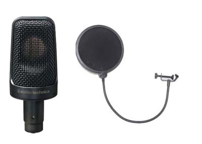 AUDIO-TECHNICA(オーディオテクニカ) AE3000 コンデンサーマイク SD GAZER(エスディーゲイザー) PF1 ポップフィルター