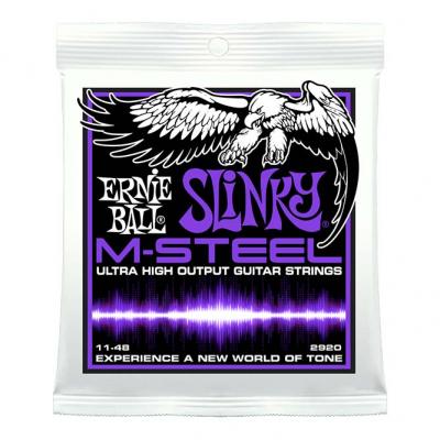 ERNIE BALL 2920 M-Steel Power Slinky エレキギター弦×6セット