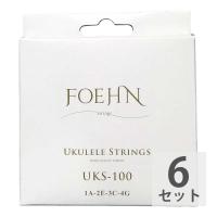 FOEHN UKS-100×6セット Ukulele Strings Soprano/Concert ウクレレ弦 ソプラノ/コンサート用