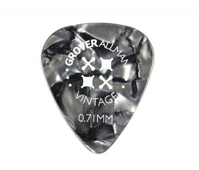 Grover Allman Vintage Celluloid Grey 0.71mm PPV4708 ギターピック×10枚