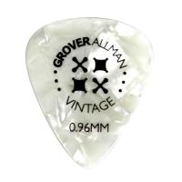 Grover Allman Vintage Celluloid White 0.96mm PPV5210 ギターピック×10枚