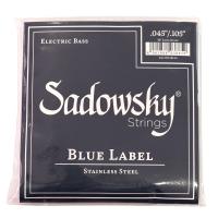SADOWSKY SBS45 Blue ブルーラベル ステンレススチール エレキベース弦×3セット
