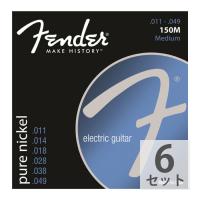 Fender Original Pure Nickel 150M 11-49 エレキギター弦×6セット