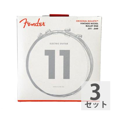 Fender Pure Nickel Bullet 3150M 11-49 エレキギター弦×3セット