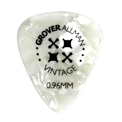Grover Allman Vintage Celluloid White 0.96mm PPV5210 ギターピック×30枚