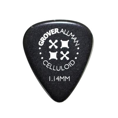 Grover Allman Celluloid Black Standard 1.14mm PPC4011 ギターピック×30枚