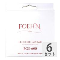 FOEHN EGS-600 ×6セット Electric Guitar Strings Custom Light エレキギター弦 09-46