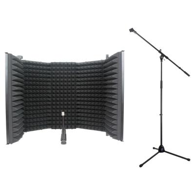 iSK RF-1 リフレクションフィルター Dicon Audio MS-003 マイクスタンド 2点セット