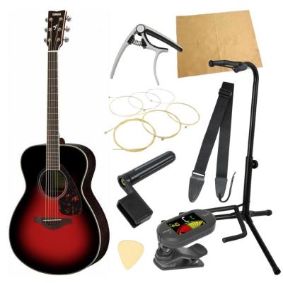 ヤマハから始める!大人のアコギ入門セット YAMAHA FS830 DSR アコースティックギター 9点セット