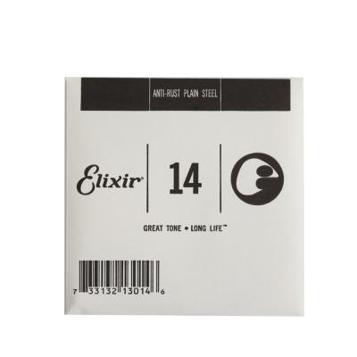 ELIXIR 13014 014弦×4本 Anti-Rust Plain Steel ギターバラ弦
