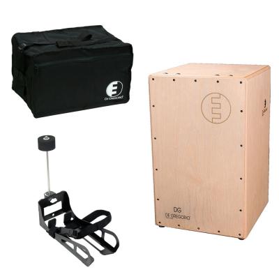 DG CAJON Chanela NATURAL カホン & HarmoTECH カホン用キックペダル セット