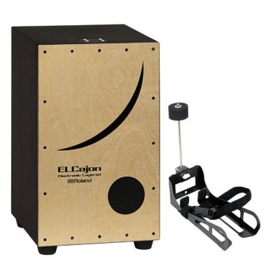 ROLAND EC-10 Electronic Layered Cajon 電子カホン & HarmoTECH カホン用キックペダル セット
