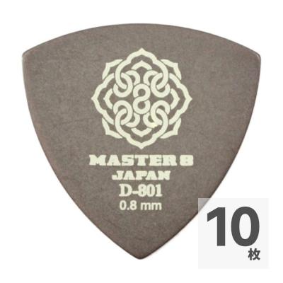 MASTER 8 JAPAN D801-TR080 D-801 TRIANGLE 0.8mm ギターピック×10枚
