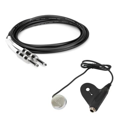 ARTEC A1-OSJ ピエゾピックアップ Hosa GTR-210 3m SS ギターケーブル 2点セット