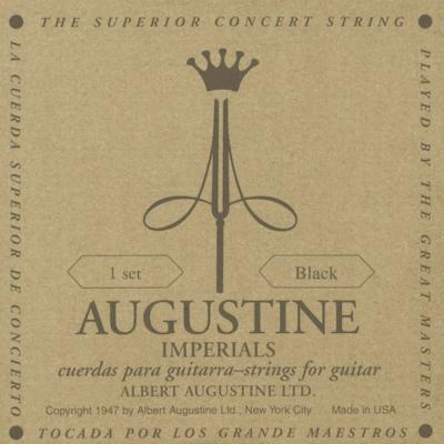 AUGUSTINE IMPERIAL BLACK SET クラシックギター弦×3セット