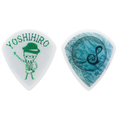 Sago ギルド YOSHIHIROモデル Aquamarine 1.0mm Polyacetal ギターピック×10枚