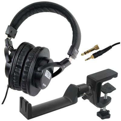 SD GAZER SDG-H5000 モニターヘッドホン & SEELETON SMH-1 ヘッドホンハンガー 2点セット
